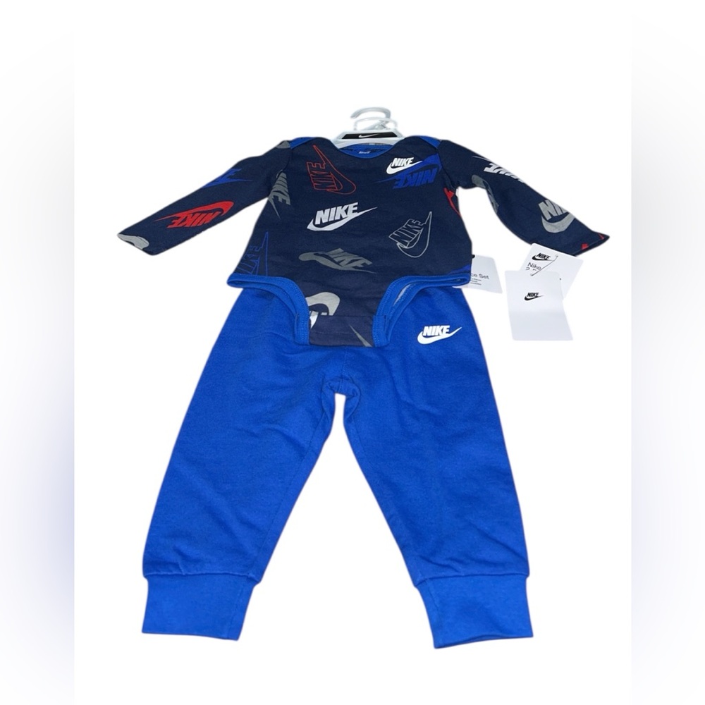Nike Navy and Royal Blue Infant 2pc set